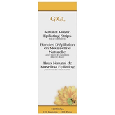 GiGi Natural Muslin Epilating Strips - 100 strips